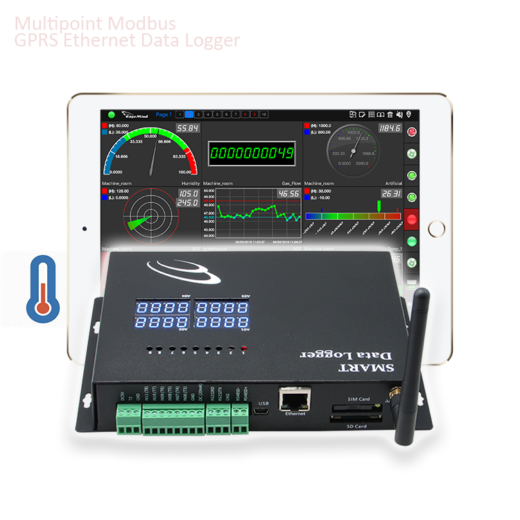 Chilled Water Ultrasonic Flow Meter With Data Logger RS485 Modbus Flowmeter Oil Gas Water Flow Recorder Hight Water Level Gsm