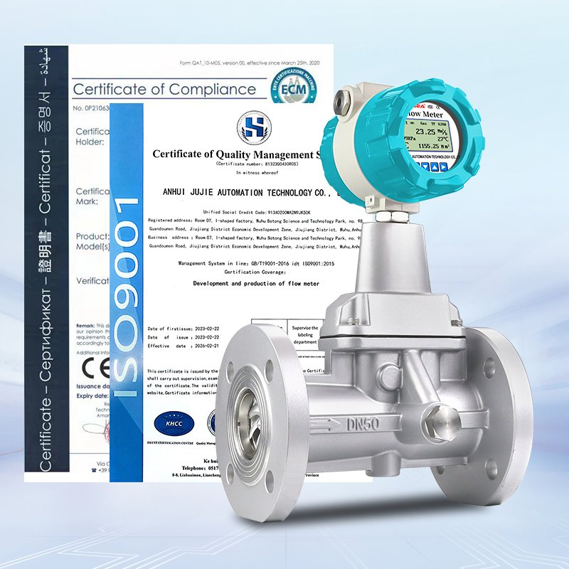 High Temperature and High Pressure Precession Flowmeter Explosion-proof IP65 protection Class Low Maintenance Flowmeter