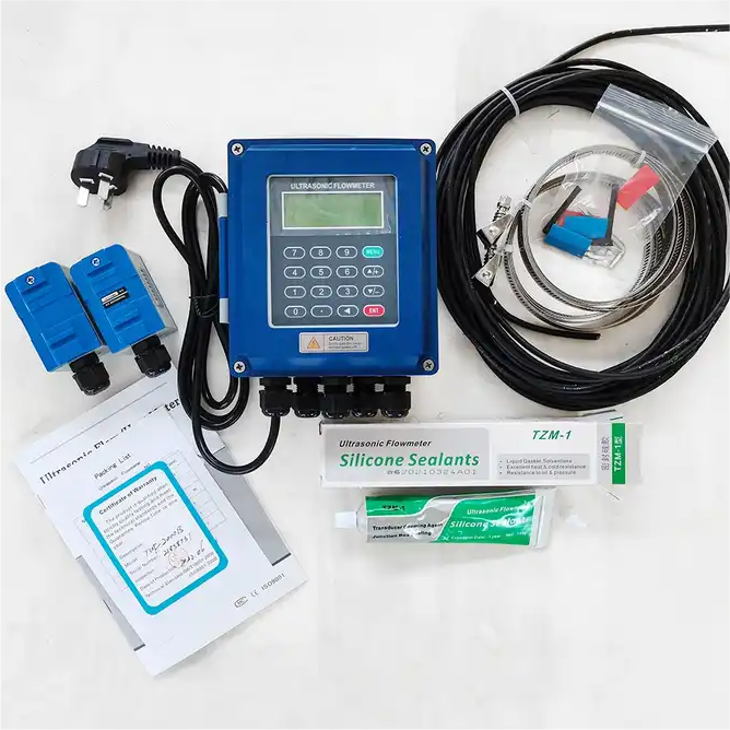 OEM Module Type Open Channel Wall Mounted Ultrasonic Flowmeter Tuf 2000b Ultrasonic Flowmeter for Milk Beer Liquid Water