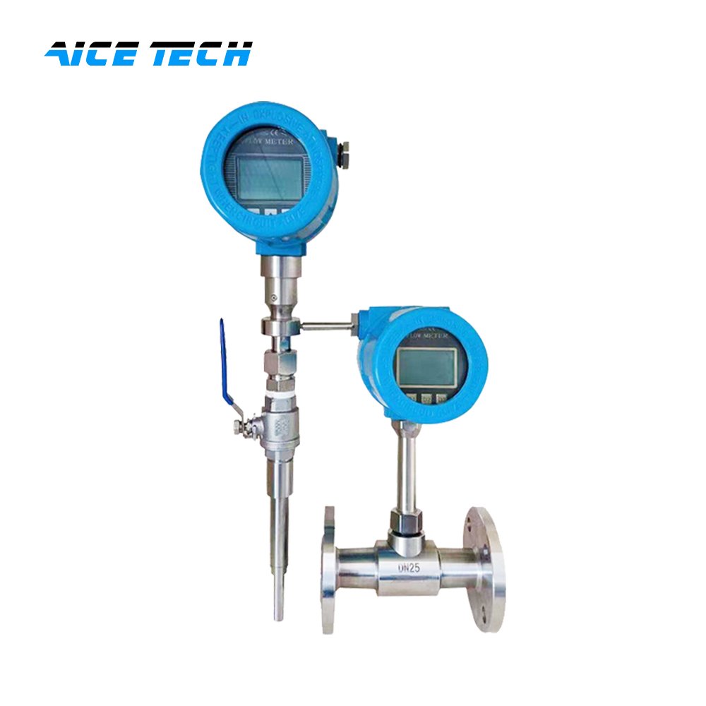 Aice Tech High Quality 1.0% Precision Ammonia Gas Flow Meter Digital Air Thermal Mass Flowmeter