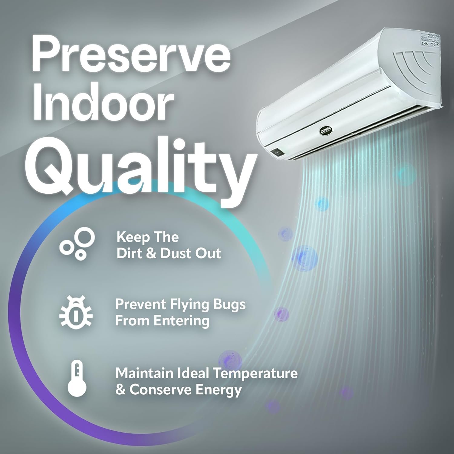 32m/s High speed high volume sealing door height 6-8 meters 380V air curtain