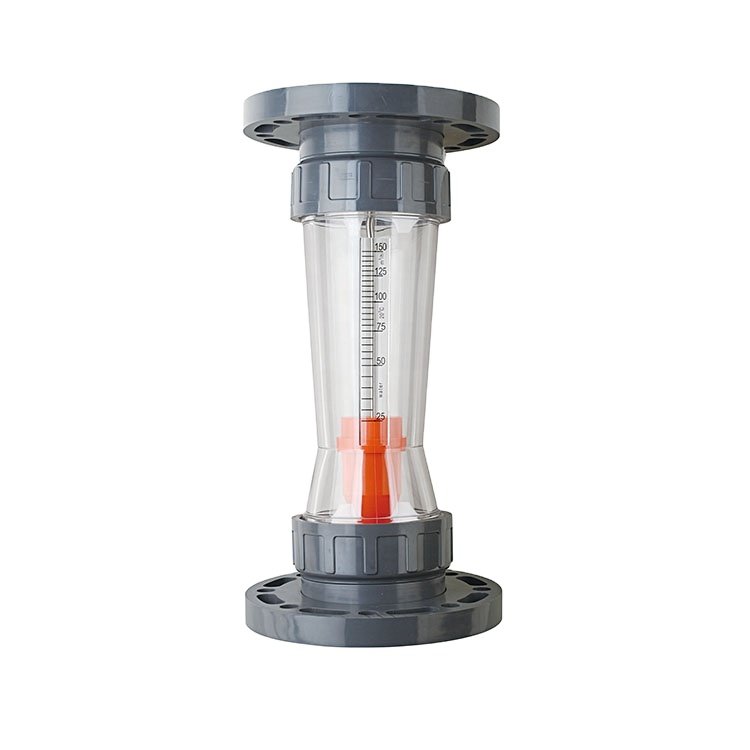 LZS Series ABS Float Material Dn125mm Rotameter Pipe Plastic Tube Variable Area Air Flowmeter