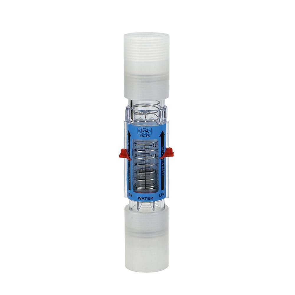 Online Measurement Direct Reading SUS Threaded Connection Vertical and Horizontal Water Flow Meter Plastic Tube Rotameter