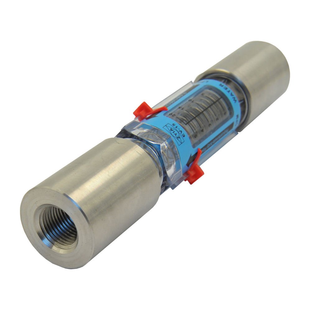 Online Measurement Direct Reading SUS Threaded Connection Vertical and Horizontal Water Flow Meter Plastic Tube Rotameter