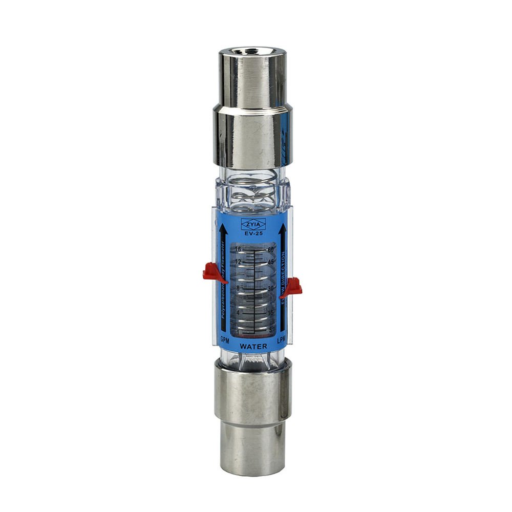 Online Measurement Direct Reading SUS Threaded Connection Vertical and Horizontal Water Flow Meter Plastic Tube Rotameter