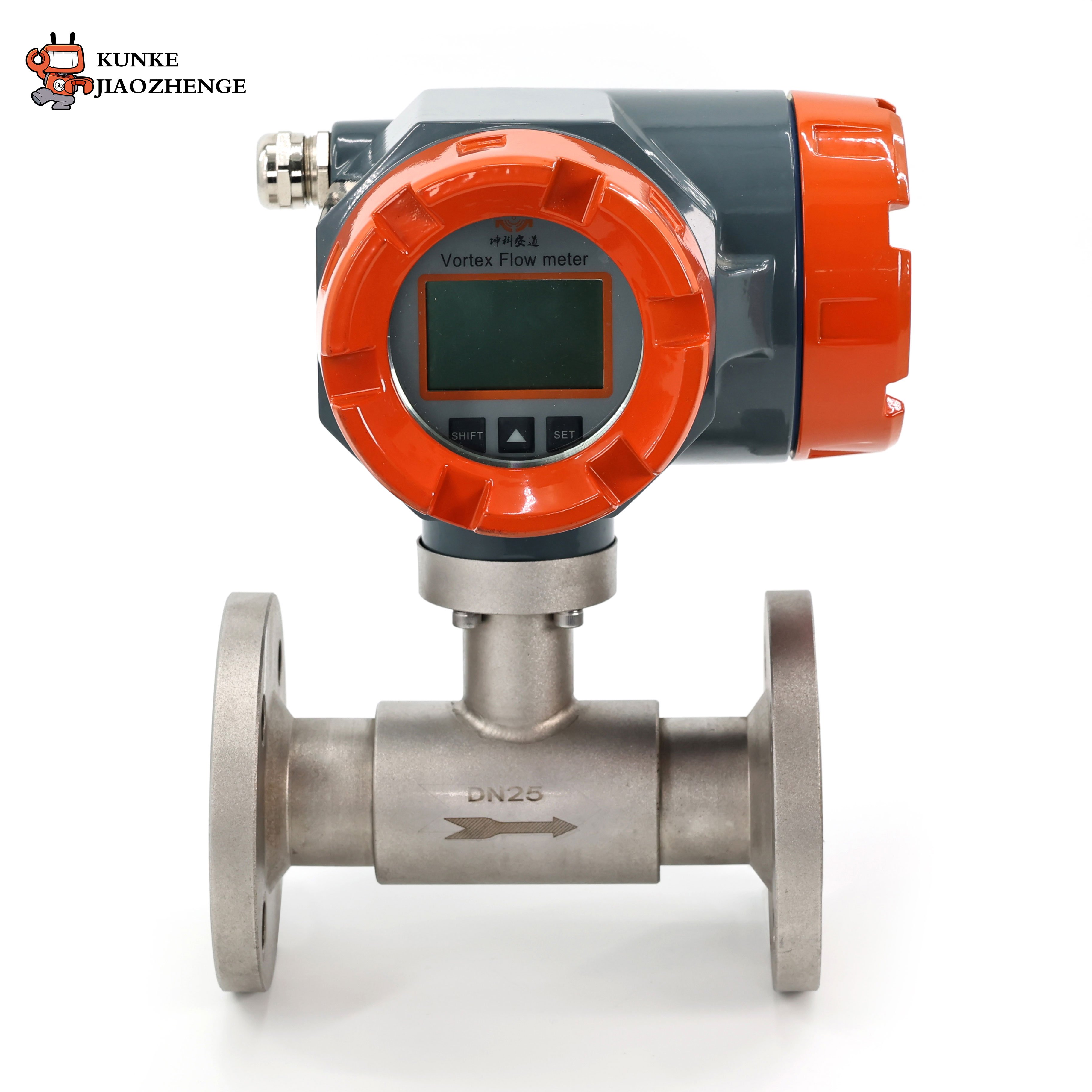 DN10-2000mm High Temperature Explosion-proof Gas Flowmeter Customizable OEM Mass Flow Meter for Water Oil Liquid Air