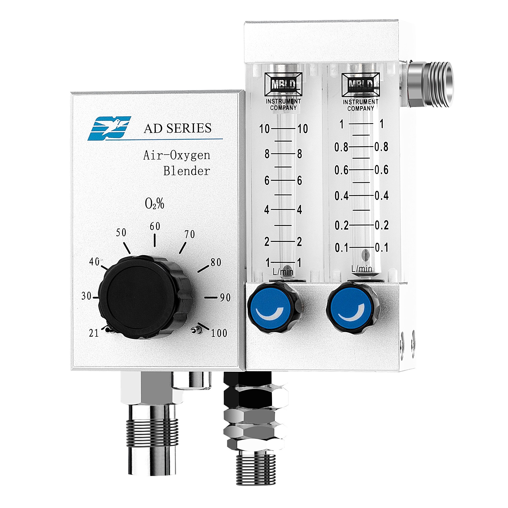 Air Oxygen O2 FLOW Meter Mixer Blender Float Metal Ball Pigeon AD3000-SPR Air Oxygen Generator