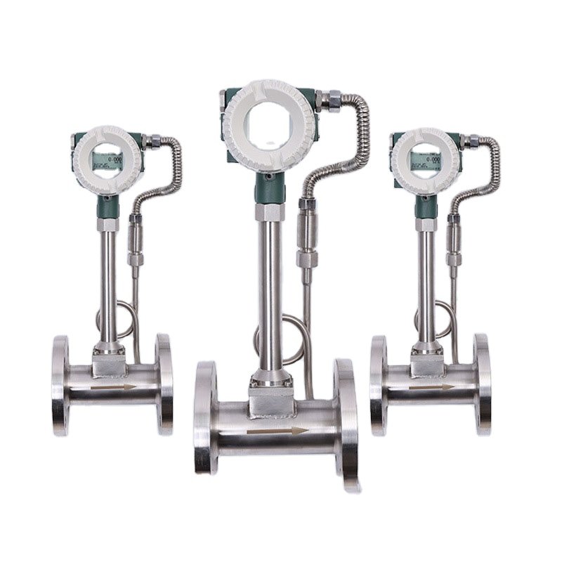 Manufacturers Fast Shipping High Accuracy 4-20ma DN15-DN300mm Long Life Liquid Gas Digital Vortex Flowmeter