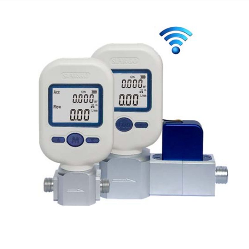 MF5706 MF5708 MF5712 Portable Compressed air Gas Hydrogen Mass Flow Meter