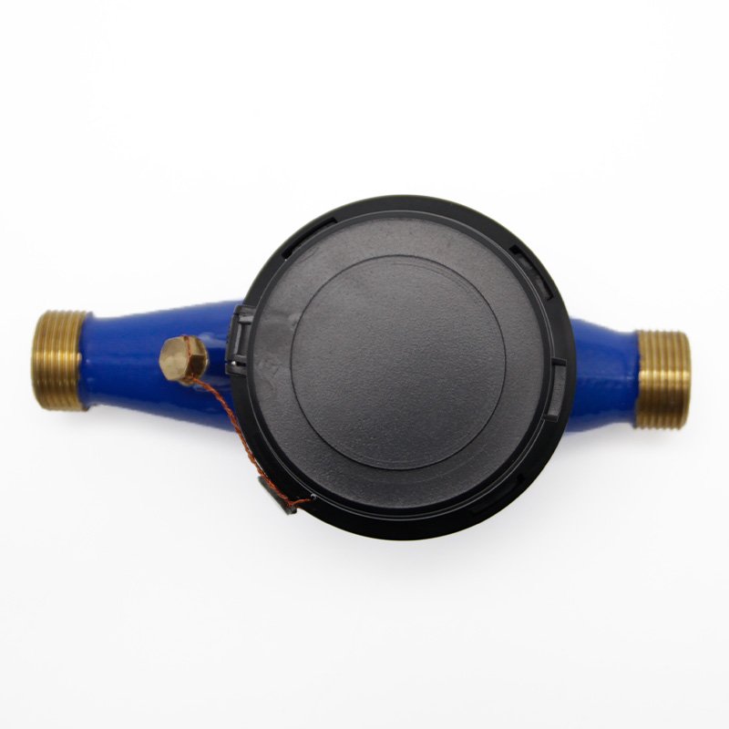 1/2\" DN15mm Multi Jet Dry Brass Water Meters Cast Iron Flow Meter for Gas Oil Air OEM Customizable