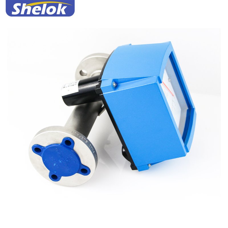 Shelok High Accuracy Rotameter Flowmeter Metal Tube Stainless Steel Float Water CO2 Alcohols Chlorine Hydrogen Gas Detection