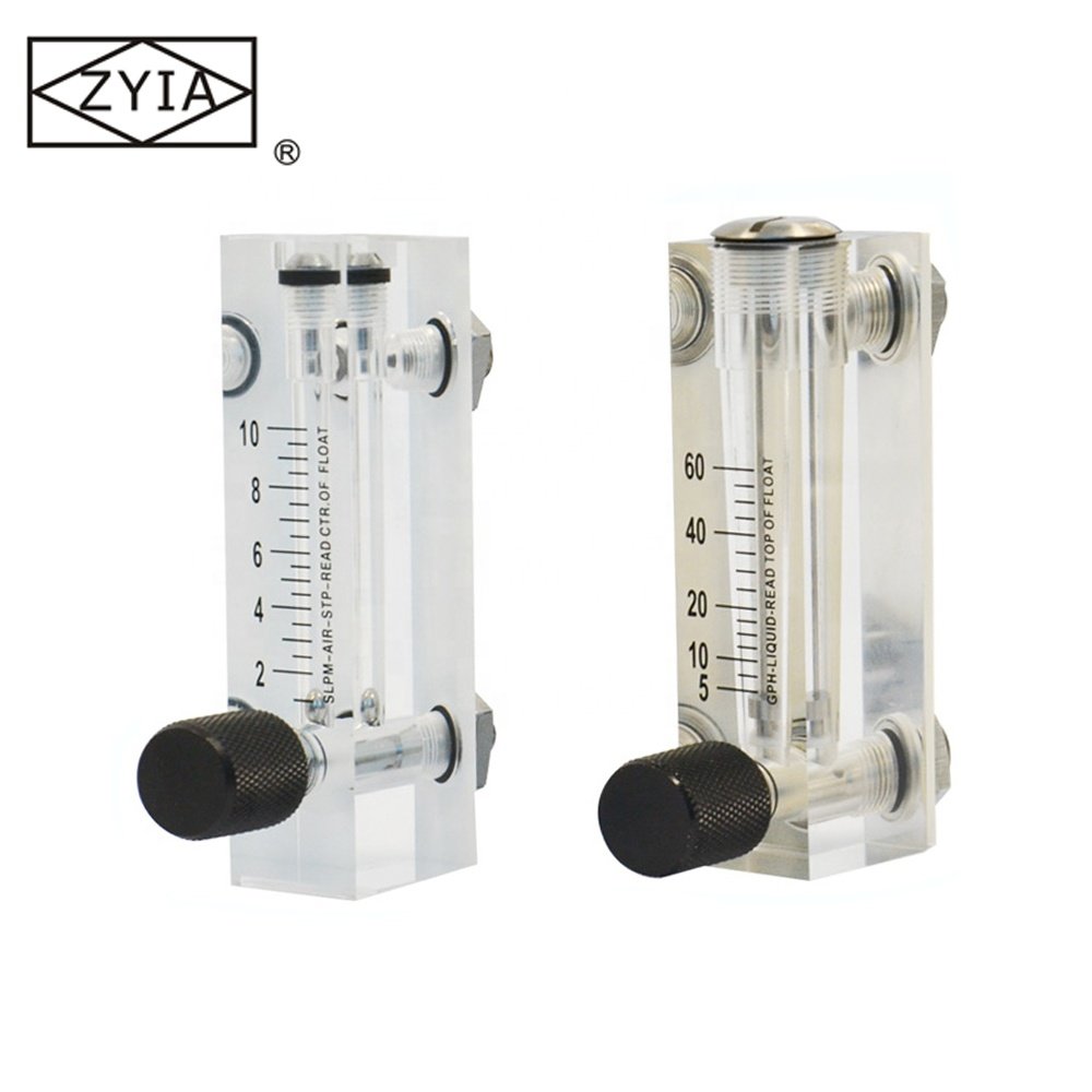 Acrylic N2 Gas Flow Meter With Regulation ,air Flowmeter,co2 Gas Flow Meter