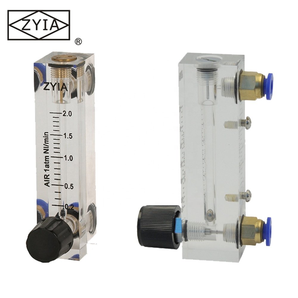 Acrylic N2 Gas Flow Meter With Regulation ,air Flowmeter,co2 Gas Flow Meter