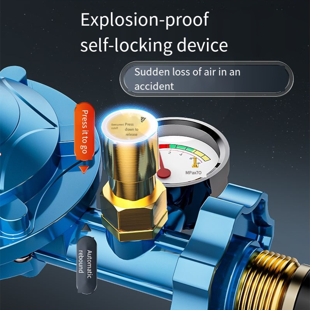 Factory Supply Low Gas Pressure Regulator With Meter, Gas Safety Device Regulator With Safety