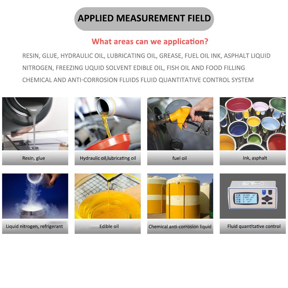 Shanghai GNS Small Flowmeter Polyurethane Resin Paint Micro Oval Gear Flow Meter
