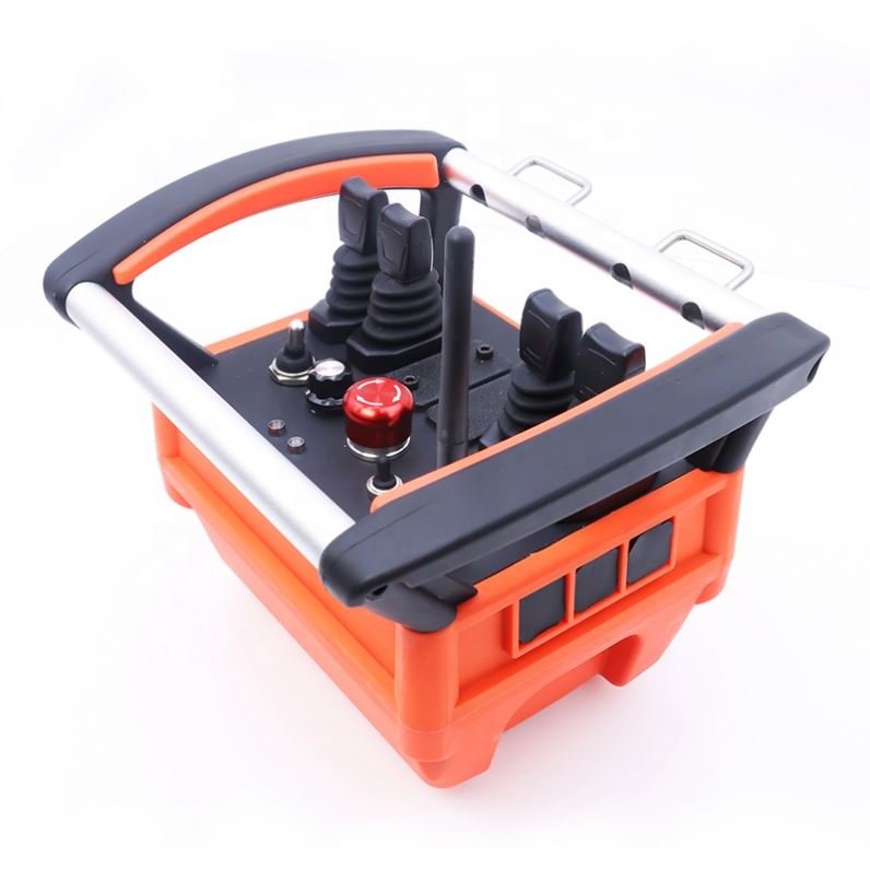 New Type 24V Waterproof Hydraulic Proportional Flow Valve Joystick Wireless Remote Control for Truck Crane