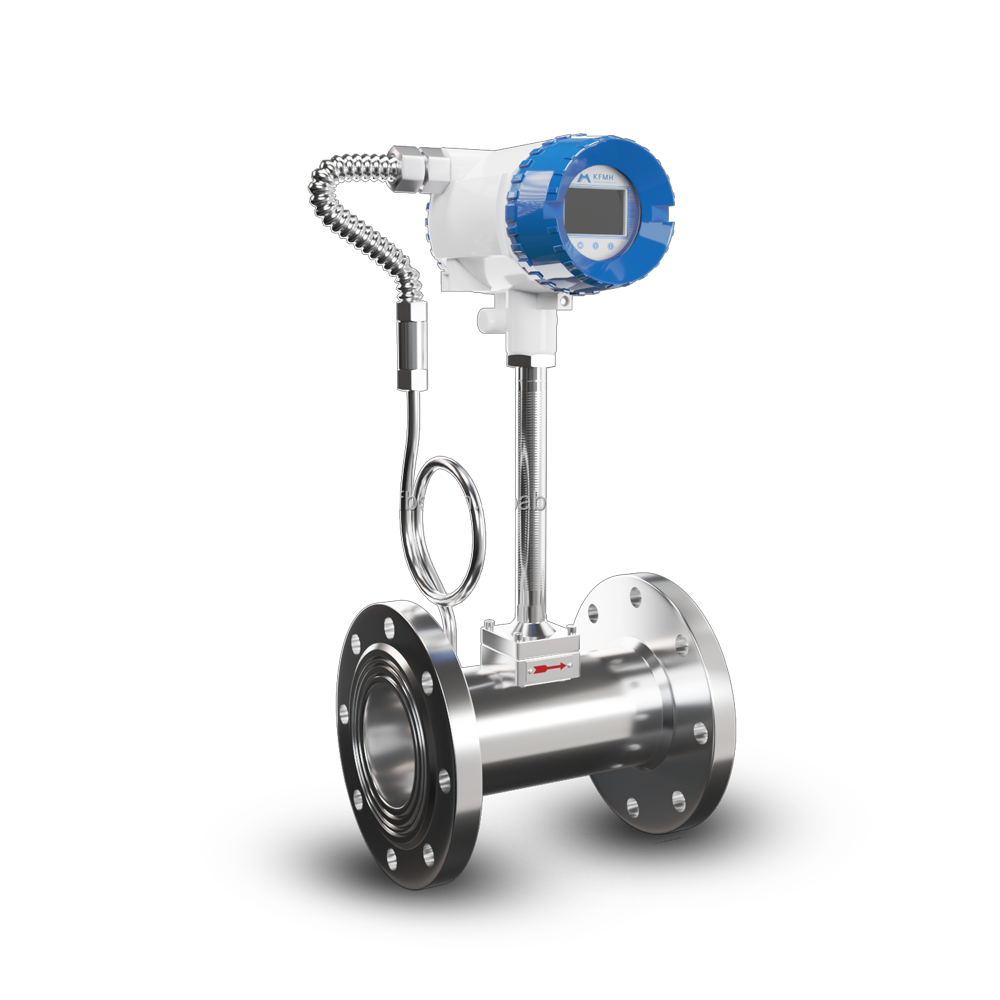 Biogas Argon Flowmeter CO2 LUGB Vortex Flowmeter ANSI300# Flange Best Price Vortex Flowmeter