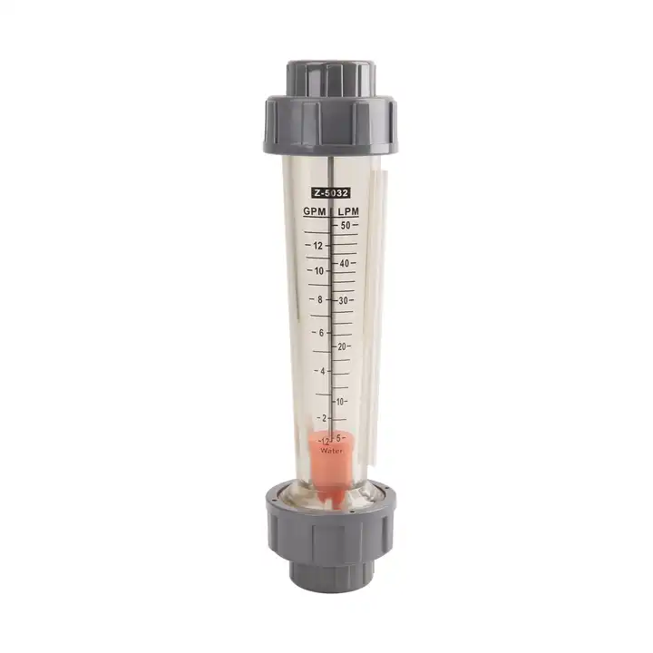 Flow Meter Rotameter Plastic PC PSU AS Float Type Plastic Water Treatment Flowtech Flowmeter