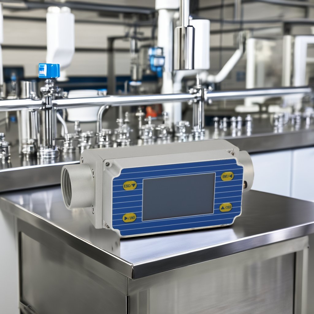 Digital Display Micro-Flow Controller Gas Mass Flow Meter for Nitrogen Compressed Air Water Oil OEM Supported