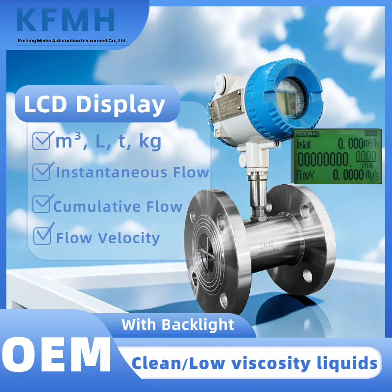 Water ISO 9001 Certified Flow Meter 1 Inch Thread Turbine Flowmeter Explosion-proof Flow Meters Hydraulic Oil