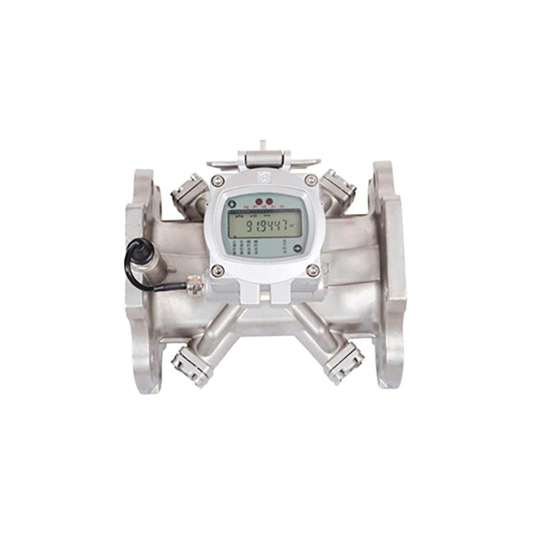 Ultrasonic Digital Display Flowmeter Pipeline Farmland Irrigation Liquid Sewage High Precision Remote Transmission Flange Water