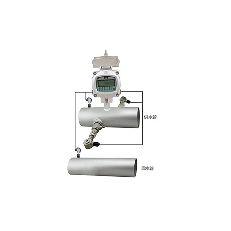 Ultrasonic Digital Display Flowmeter Pipeline Farmland Irrigation Liquid Sewage High Precision Remote Transmission Flange Water