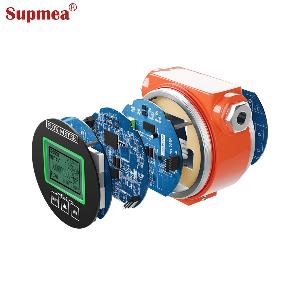 Industrial Stainless Shell Insertion Thermal Gas Mass Flowmeter Flow Meter