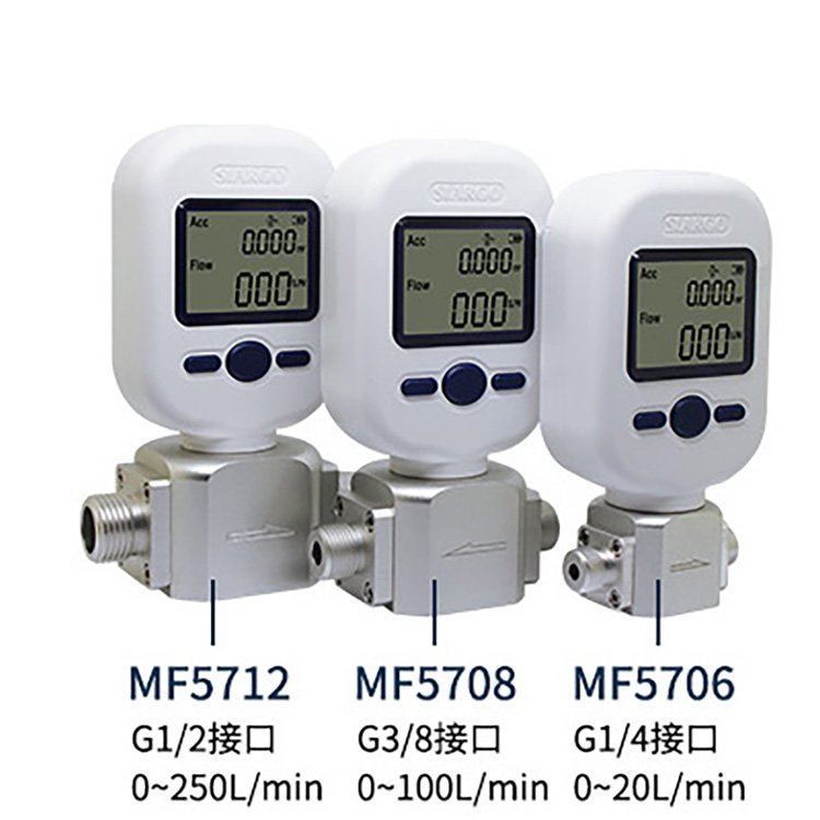 MF5712 25 L/min 200 L/min Carbon Dioxide Nitrogen CO2 N2 Gas Flow Meter