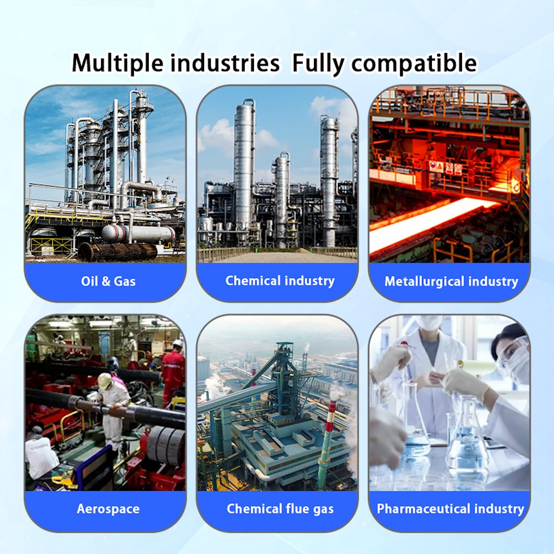 Ultrasonic Thermal Gas Mass Flow Meter - Accurate for Air, Water, Natural Gas, Oxygen, Nitrogen - Pipeline Applications