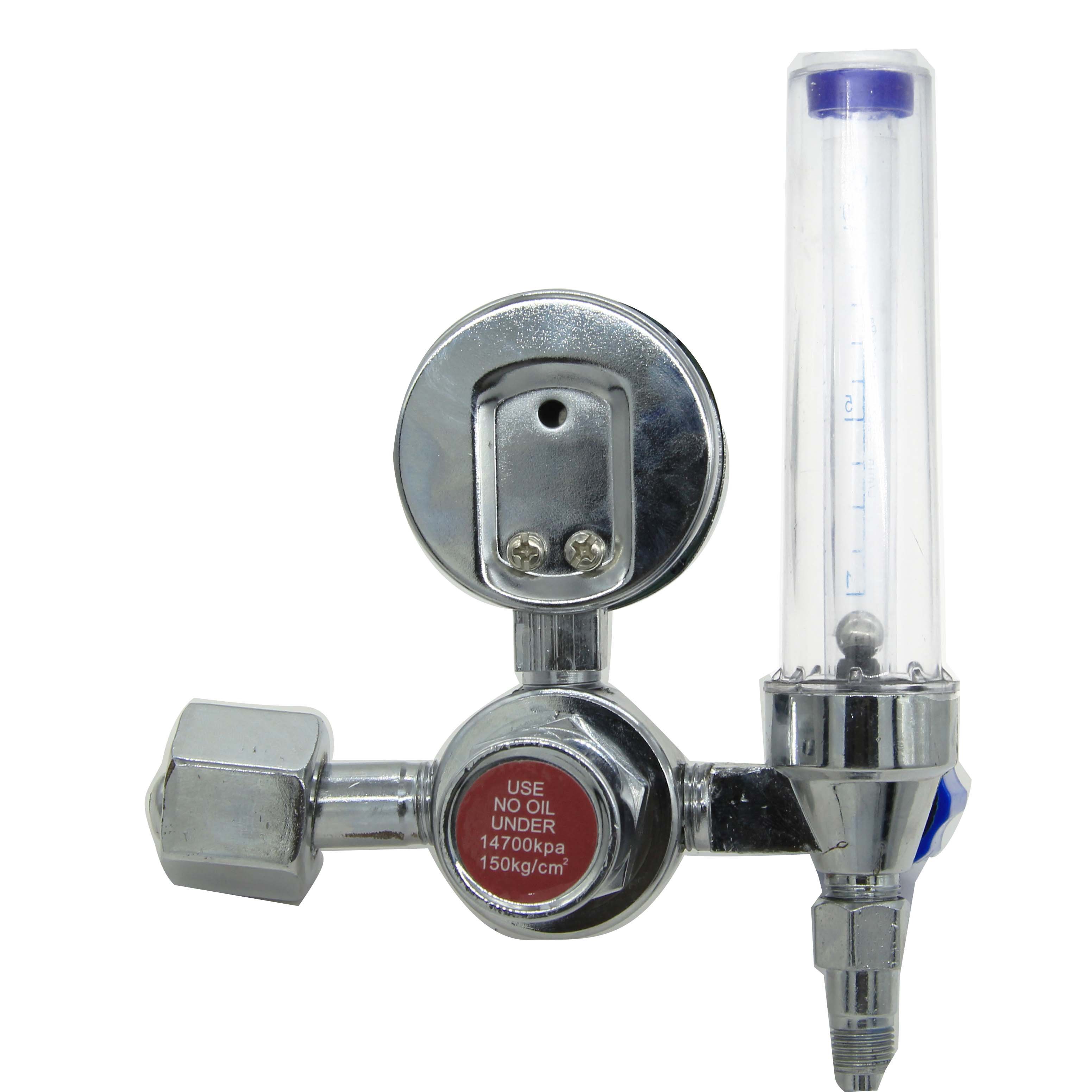 DEM SC0190M Oxygen Gas Flow Meter CGA540 Bullnose Cylinder Medical Oxygen Regulator With Flowmeter Humidifier