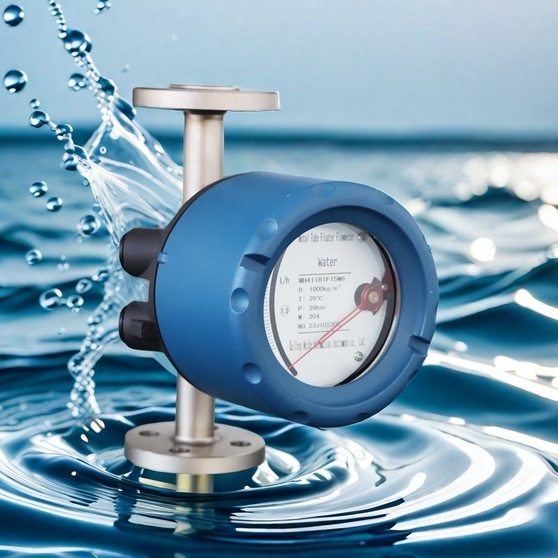 Variable Area Water Flow Meter 420ma Air Rotameter Metal Tube Float Rotameter