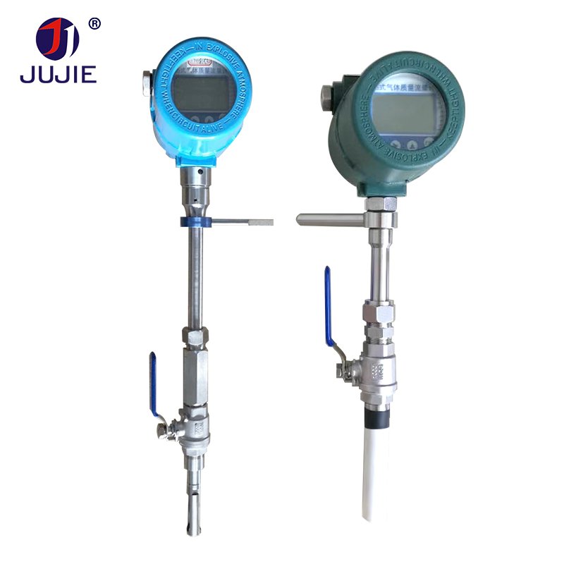 Thermal Mass Flow Meter Smart Display Compressed Air Natural Gas Hydrogen CO2 O2 Flowmeter Medical Oxygen Flowmeter