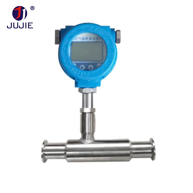 Thermal Mass Flow Meter Smart Display Compressed Air Natural Gas Hydrogen CO2 O2 Flowmeter Medical Oxygen Flowmeter