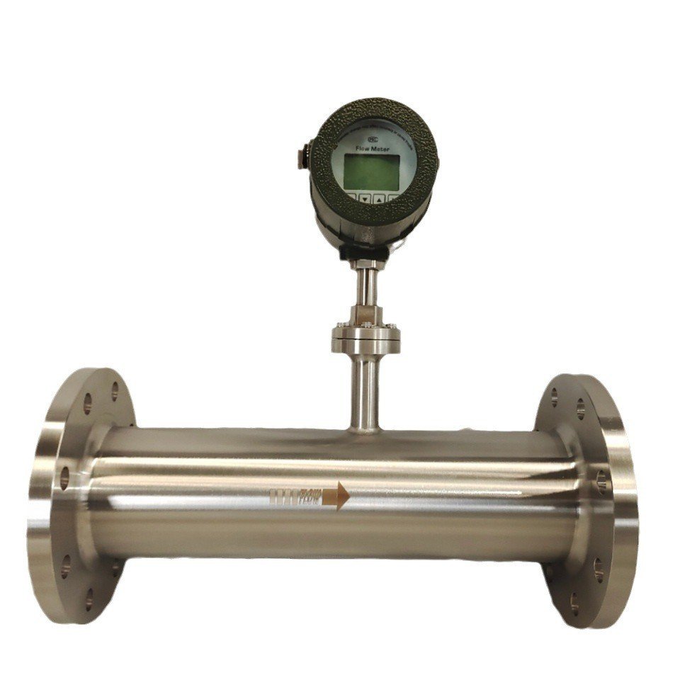 Thermal Gas Mass Flow Meter Made in China with 4-20ma Output 24VDC/220VAC Oxygen Flowmeter