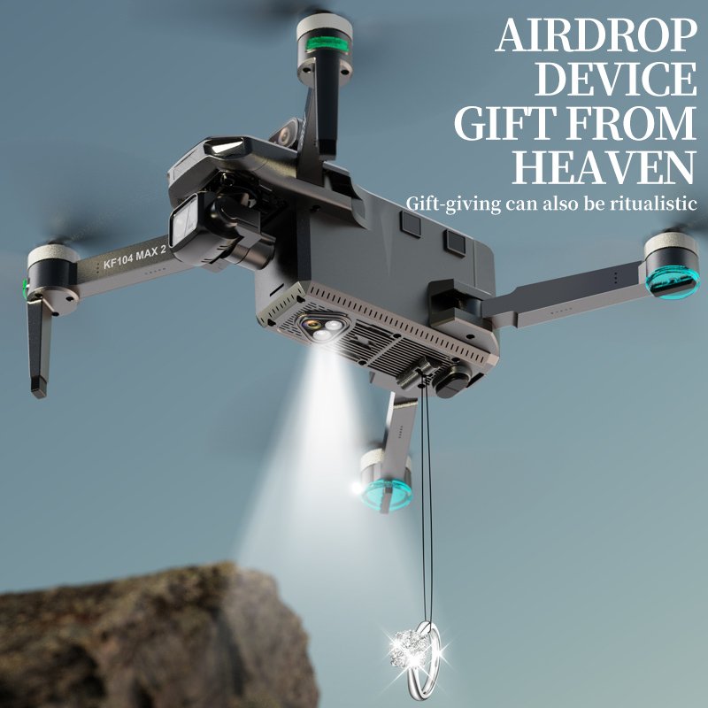KF104 Max 2 Drone RC 5G WIFI Drone 4K Professional With Aerial 3-Axis Anti-Shake Gimbal Obstacle Avoidance Brushless Quadcopter