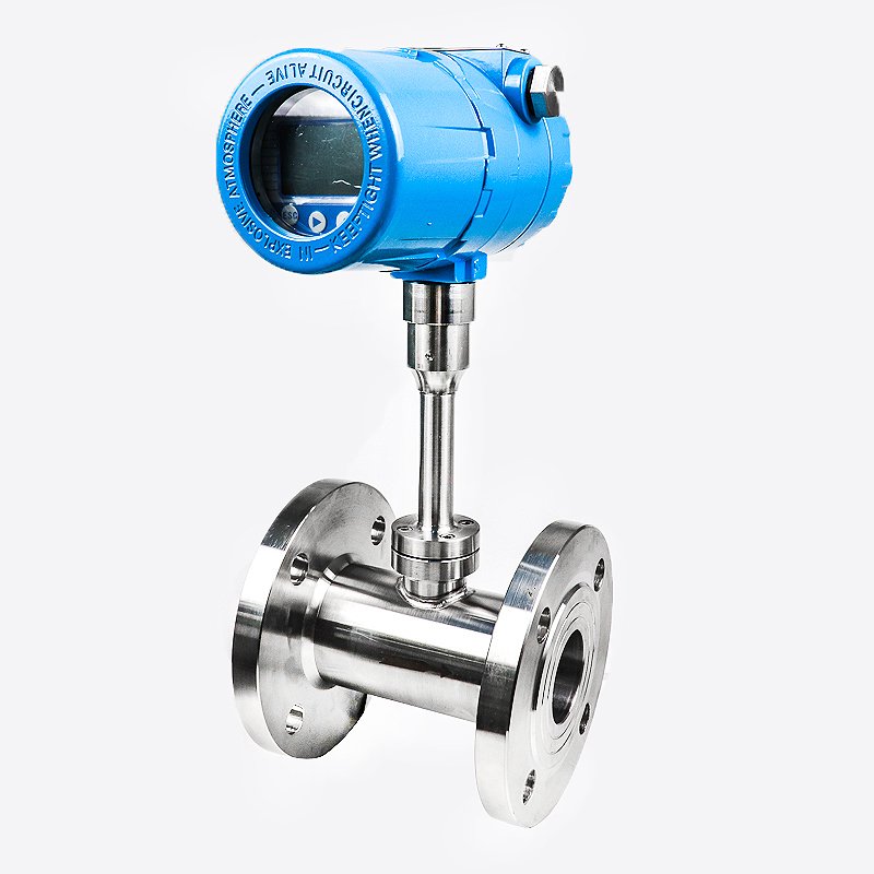 DN50 Gas Flow Measuring Device Thermal Gas Mass Flow Meter for Steam and Compress