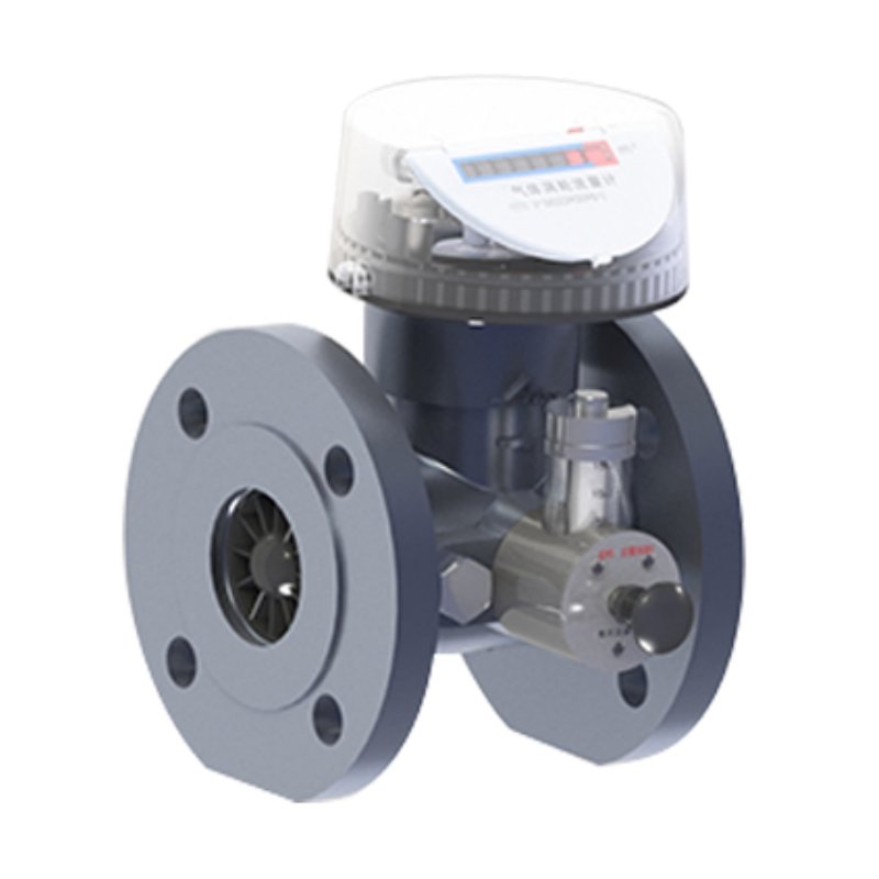 Customizable Digital Gas Turbine Flowmeter Flow Measurement for Liquids LCD Display with Flange Thread Connection OEM Supported