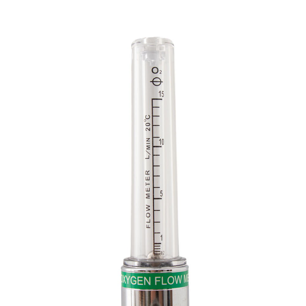Kinton BIS Oxygen Flow Meter With Humidifier With Chemetron Adaptor