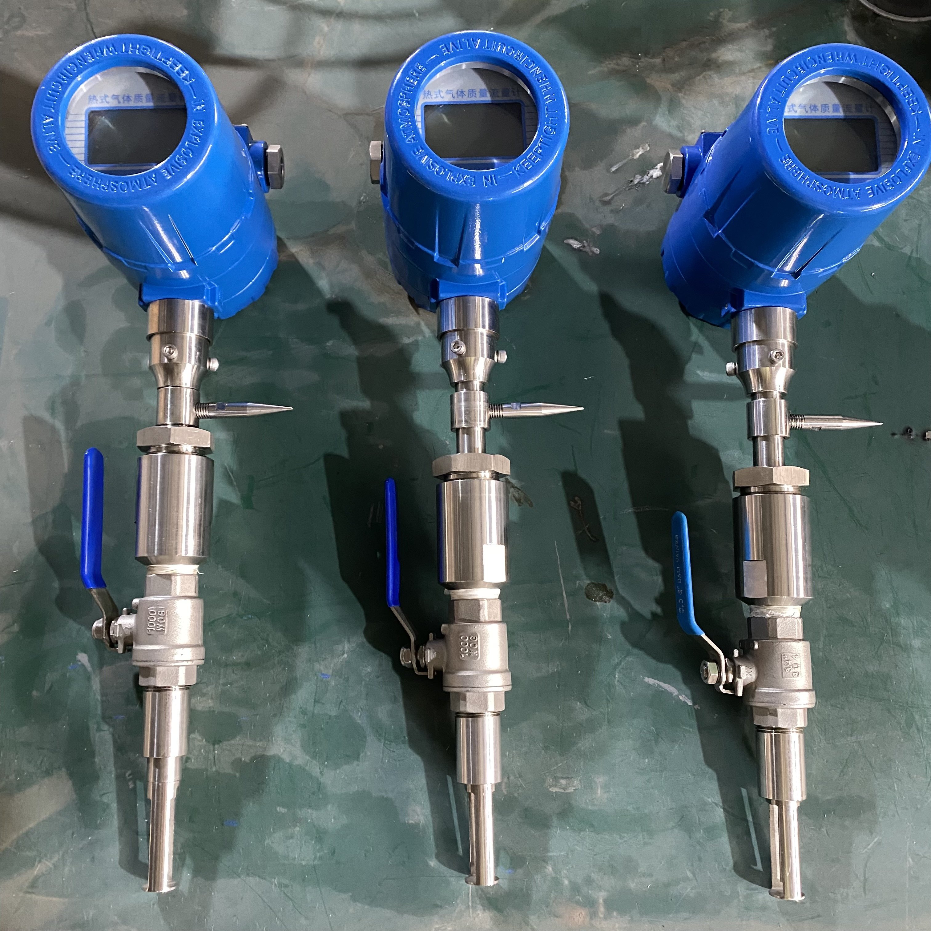 China RS485 Medidor De Flujo High Temperature Natural Gas Compressed Air Flowmeter Insertion Thermal Mass Flow Meter for Gas
