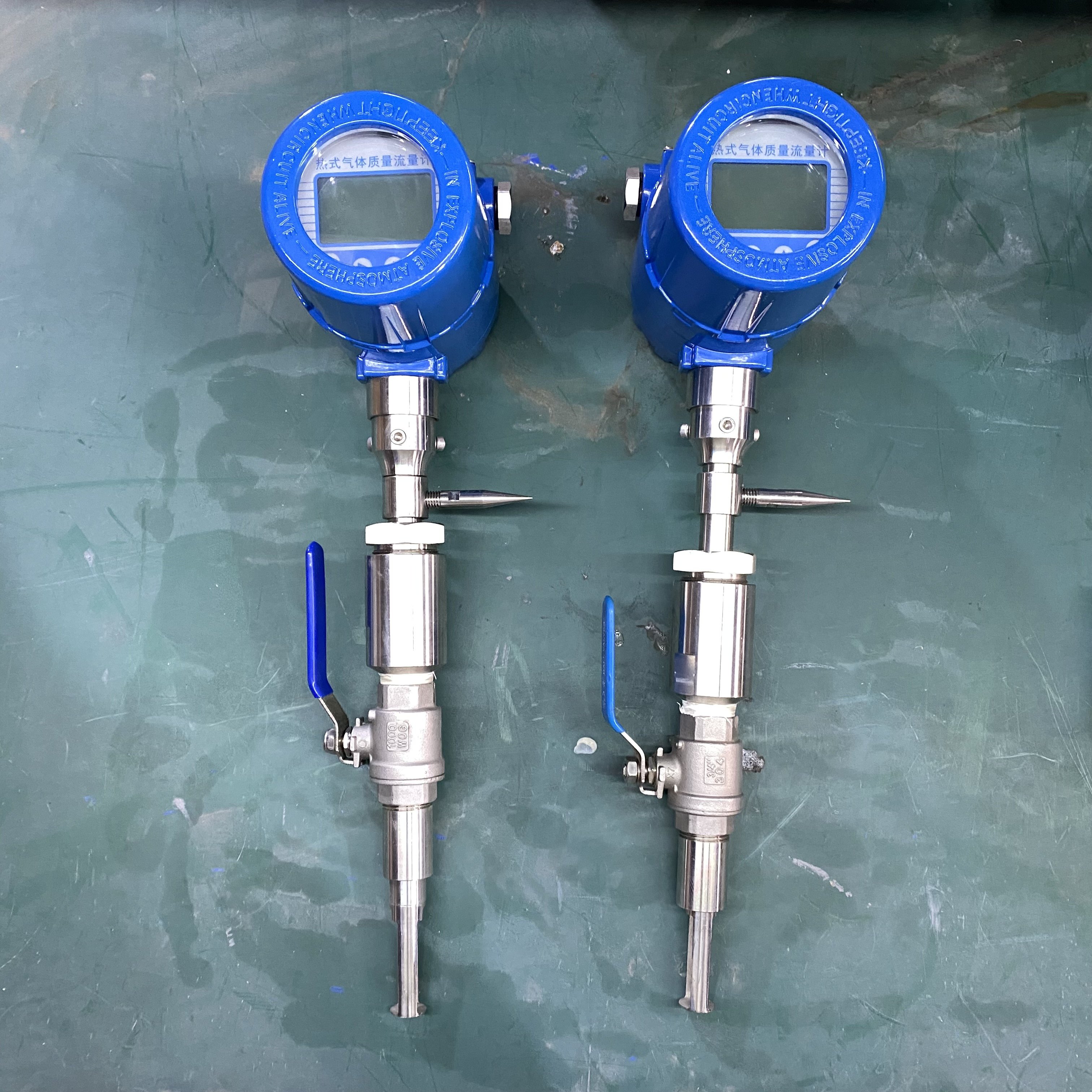 China RS485 Medidor De Flujo High Temperature Natural Gas Compressed Air Flowmeter Insertion Thermal Mass Flow Meter for Gas