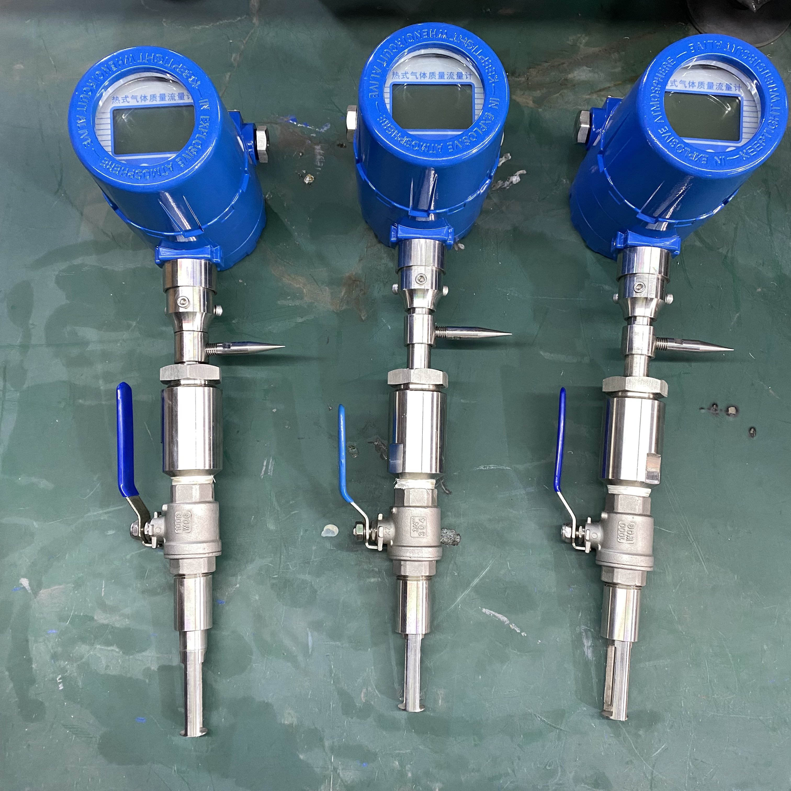 China RS485 Medidor De Flujo High Temperature Natural Gas Compressed Air Flowmeter Insertion Thermal Mass Flow Meter for Gas