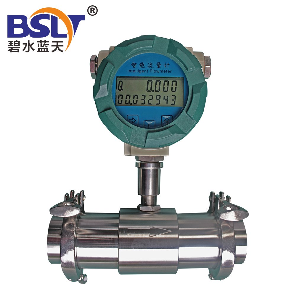 Stainless Steel Water Turbine Flow Meter Rotary Meters Measure Liquid Diesel Hydraulic Oil LPG Flowrate in Pipelines