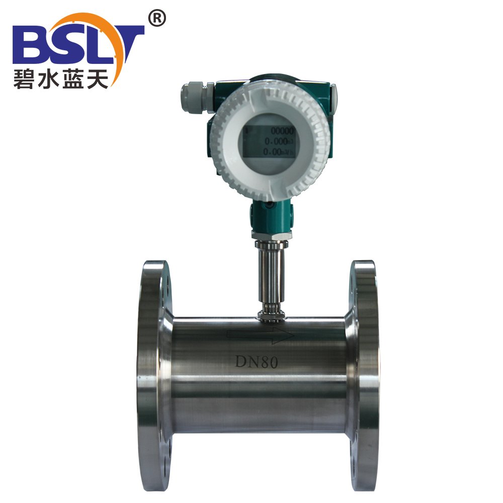 Stainless Steel Water Turbine Flow Meter Rotary Meters Measure Liquid Diesel Hydraulic Oil LPG Flowrate in Pipelines