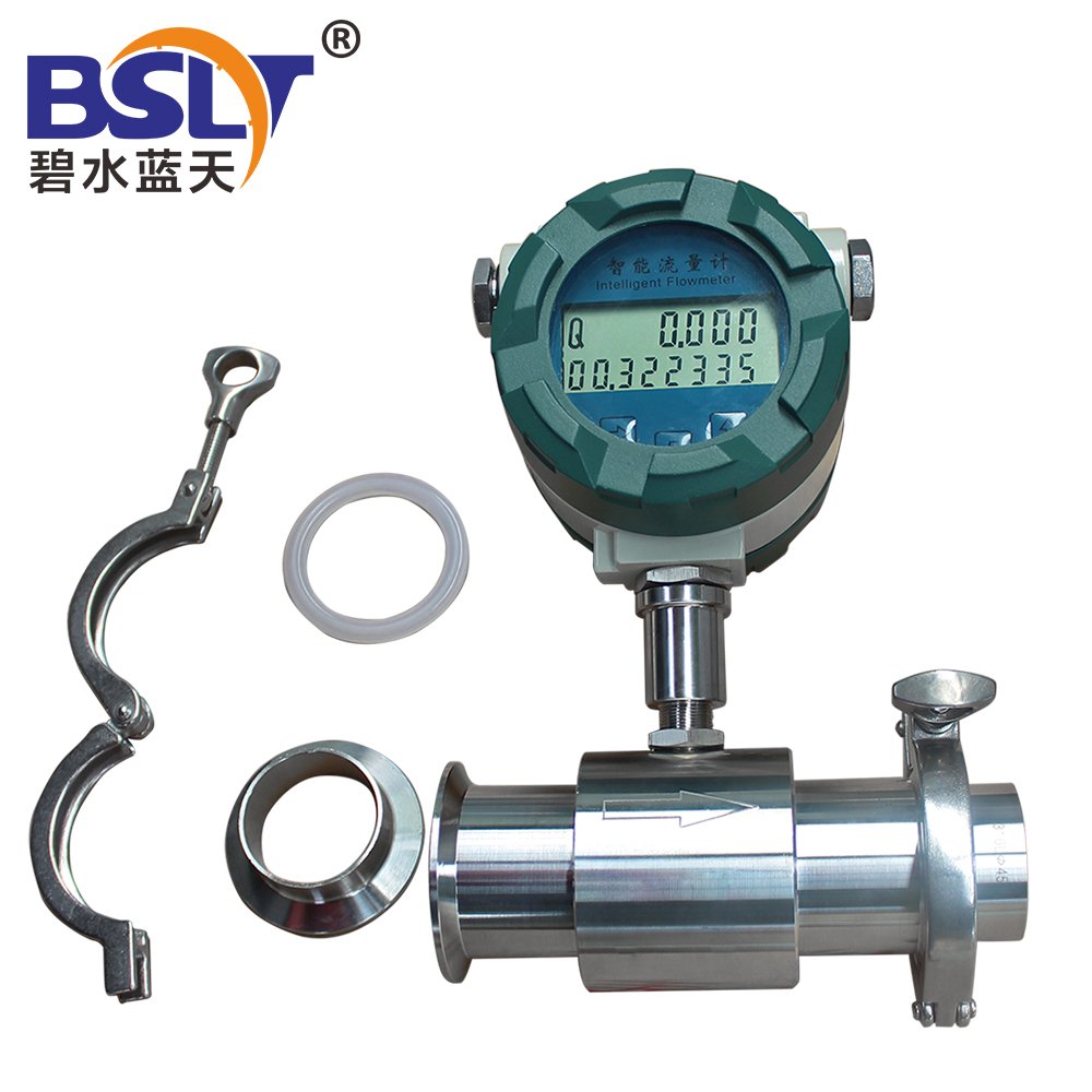 Stainless Steel Water Turbine Flow Meter Rotary Meters Measure Liquid Diesel Hydraulic Oil LPG Flowrate in Pipelines