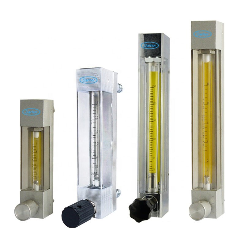 High Accuracy Panel Mount Acrylic 5LPM 10LPM 30LPM Oxygen Flow Meter