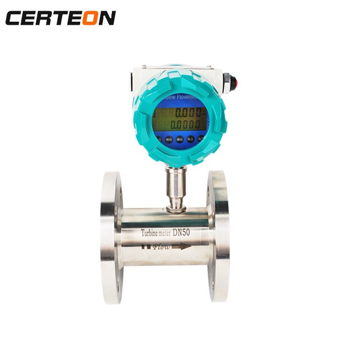 Dn50 Pulse Flow Control Turbine Flow Meter Flowmeter for Liquid 4 12 Inch Alcohol