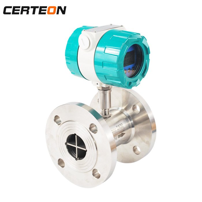 Dn50 Pulse Flow Control Turbine Flow Meter Flowmeter for Liquid 4 12 Inch Alcohol