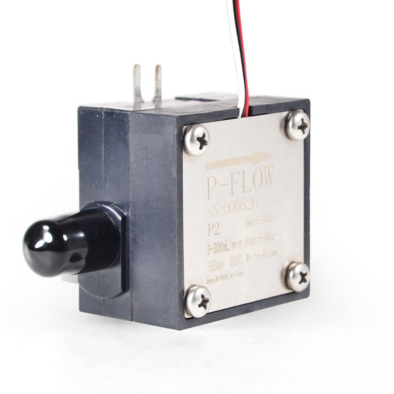 CX-P2 3-300ml/min High Accuracy Micro Hydraulic Lubricating Flowmeter Oil Fuel Glue Water Liquid Flow Meter Mini Flow Sensor