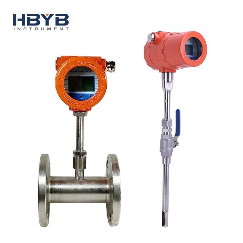 air Hydrogen Natural Gas Thermal Gas Mass Flow Meter Converter Atex Ammonia Gas Flow Meter Thermal Mass Flow Meter