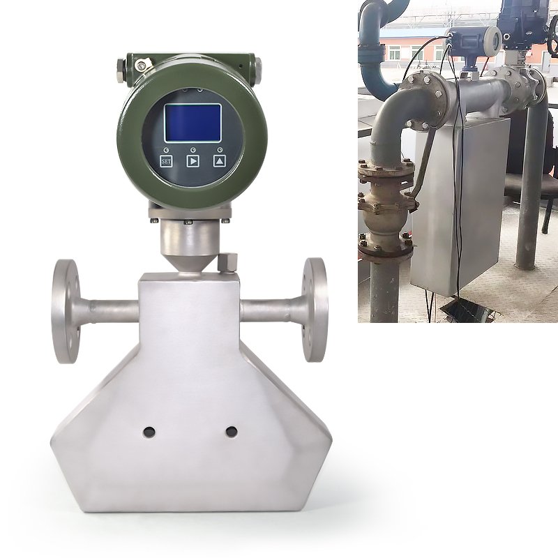 Shanghai Cixi High Accuracy Digital Bitumen,Liquid Nitrogen,Oil,Helium,Fuel,Natural Gas Coriolis Mass Lpg Flow Meter